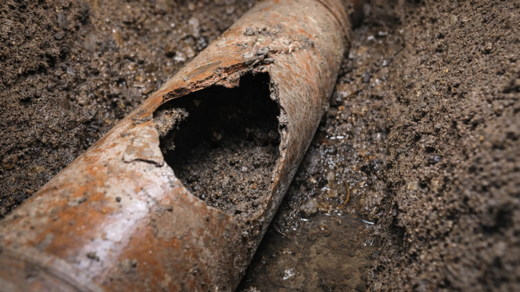 drain camera surveys, drain surveys, drain surveys for pests, cracked pipe, entry point